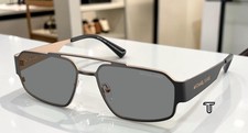 MICHAEL KORS MK1182 100587 Cape Town Black Matte Dark Grey 58mm Men's Sunglasses