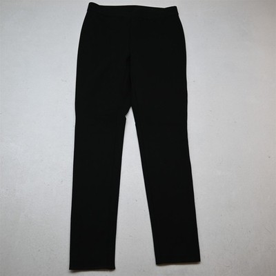 Talbots 2 Black Ponte Pull On Soho Ankle Skinny Dress Womens Pants