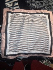 Vintage Multicolor Bershka M Pocket Square Handkerchief Made in Turkey 19  x19  "