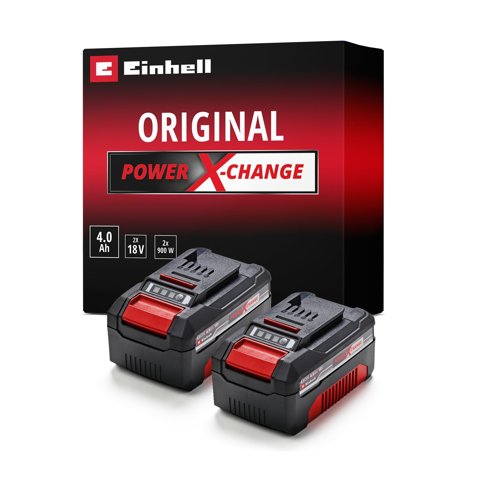 Batterie 4,0 Ah Twinpack Power X-Change avec système de gestion active de l'énergie