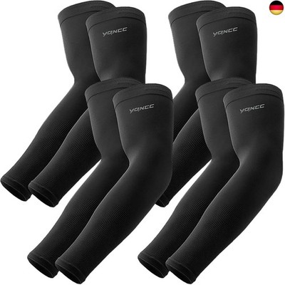 YQXCC 4 Paare Kühlung UV-Schutz Ärmlinge, UPF 50+ Arm Sleeves Tattoo Cover für F