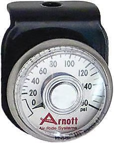 #ad #ad Arnott Pressure Gauge Black Motorcycle Street Bike K 2635 850 01202 $96.72