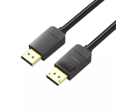 VENTION DP  Cable 4K 1080P Dispayport Male to Male Adapter Cable OPEN BOX