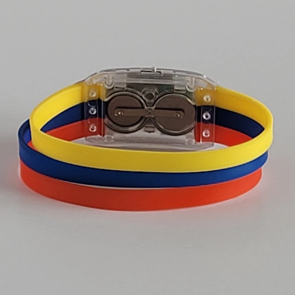 Национальный флаг светодиодный силиконовый браслет зарево ЭКВАДОР - новый - Изображение 3 из 4