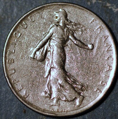 France 1 Franc 1960 Signature O. Roty KM# 925.1 | eBay