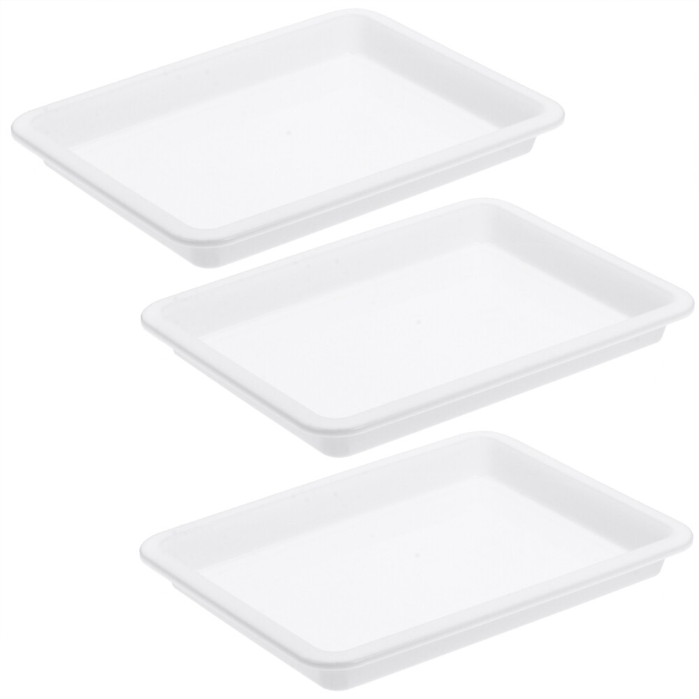 6 PCS Premium Plastic Tray Organizer Drink School Breakfast Crafts eBay