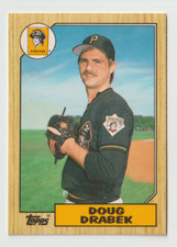 1987 Topps Traded Baseball #29T Doug Drabek - Pittsburgh Pirates