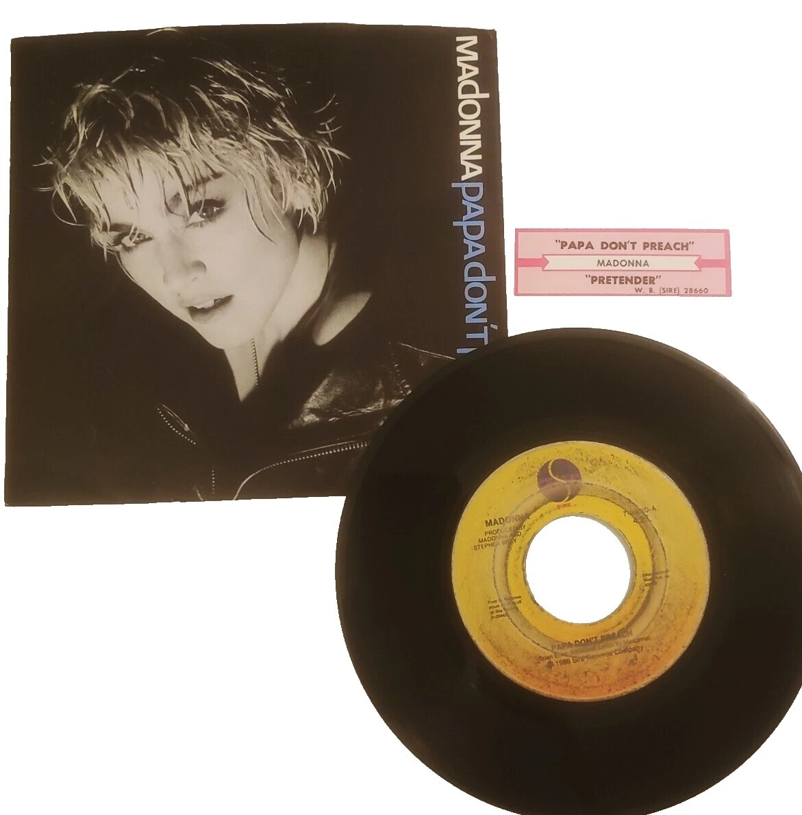 Madonna 45 RPM Speed Vinyl Records