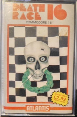 Death Race 16 (Atlantis 1987) Commodore C16 (Tape, Manual Box) 100% ok