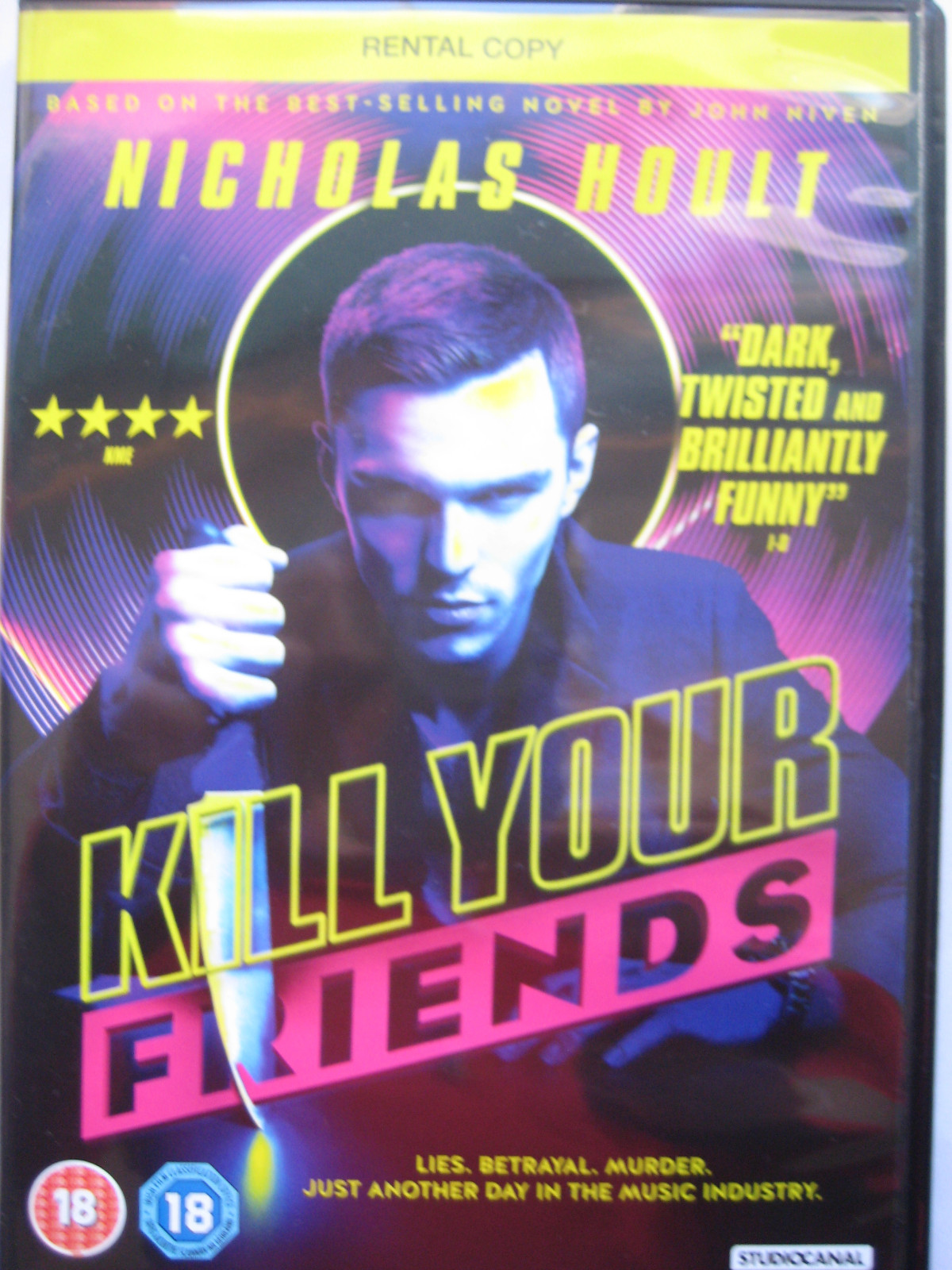 Kill Your Friends (DVD, 2016) NEW SEALED PAL Region 2