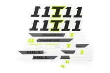 Fahrrad Aufkleber Rahmen Dekor Satz schwarz weiss grün Sticker MC KENZIE frame