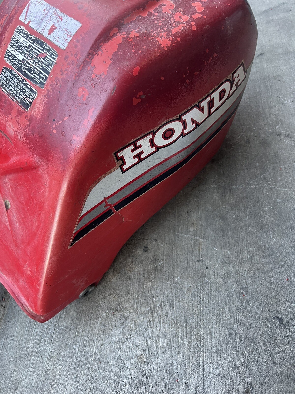 1985 HONDA ATC250ES BIG RED FUEL TANK OEM GAS PETCOCK ENGINE CAP 2 eBay