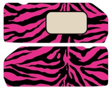 Driverpassenger Car Sun Visor Covers Fits Ford Mustang 1994-2010 Zebra Design Driverpassenger Car Sun Visor Covers Fits Ford Mustang 1994-2010 Zebra Design