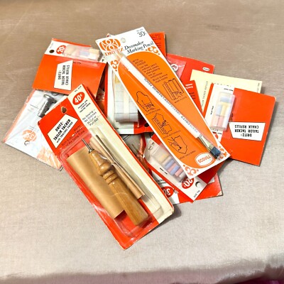 Dritz Vintage Sewing Notion Bric-a-Brac Lot, NIP Estate Find, Craft Supplies