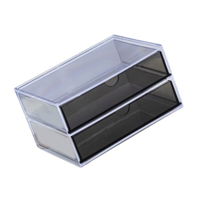 Brush Holder Art Tool Storage Box Double Layer Nails Polish Container