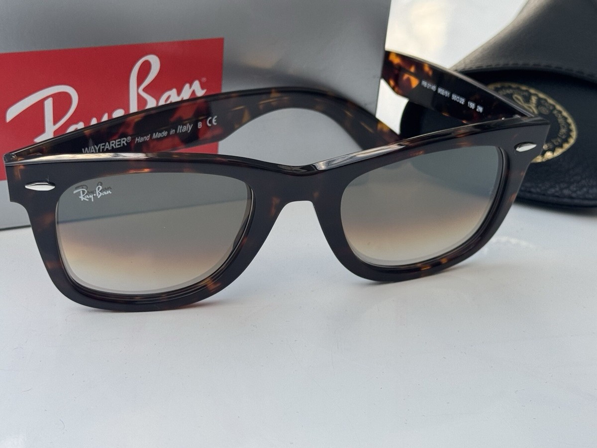 NEW Ray-Ban RB2140 Original WAYFARER 902/51 Gradient Brown