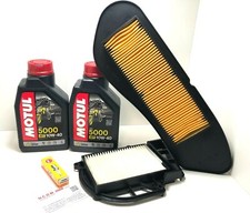 KIT TAGLIANDO YAMAHA X-MAX 250 2007 2008 XMAX X MAX OLIO FILTRI CANDELA MOTUL