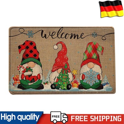 Christmas Floor Mat - Durable Welcome Doormat Entrance Carpet for Home Bathroom