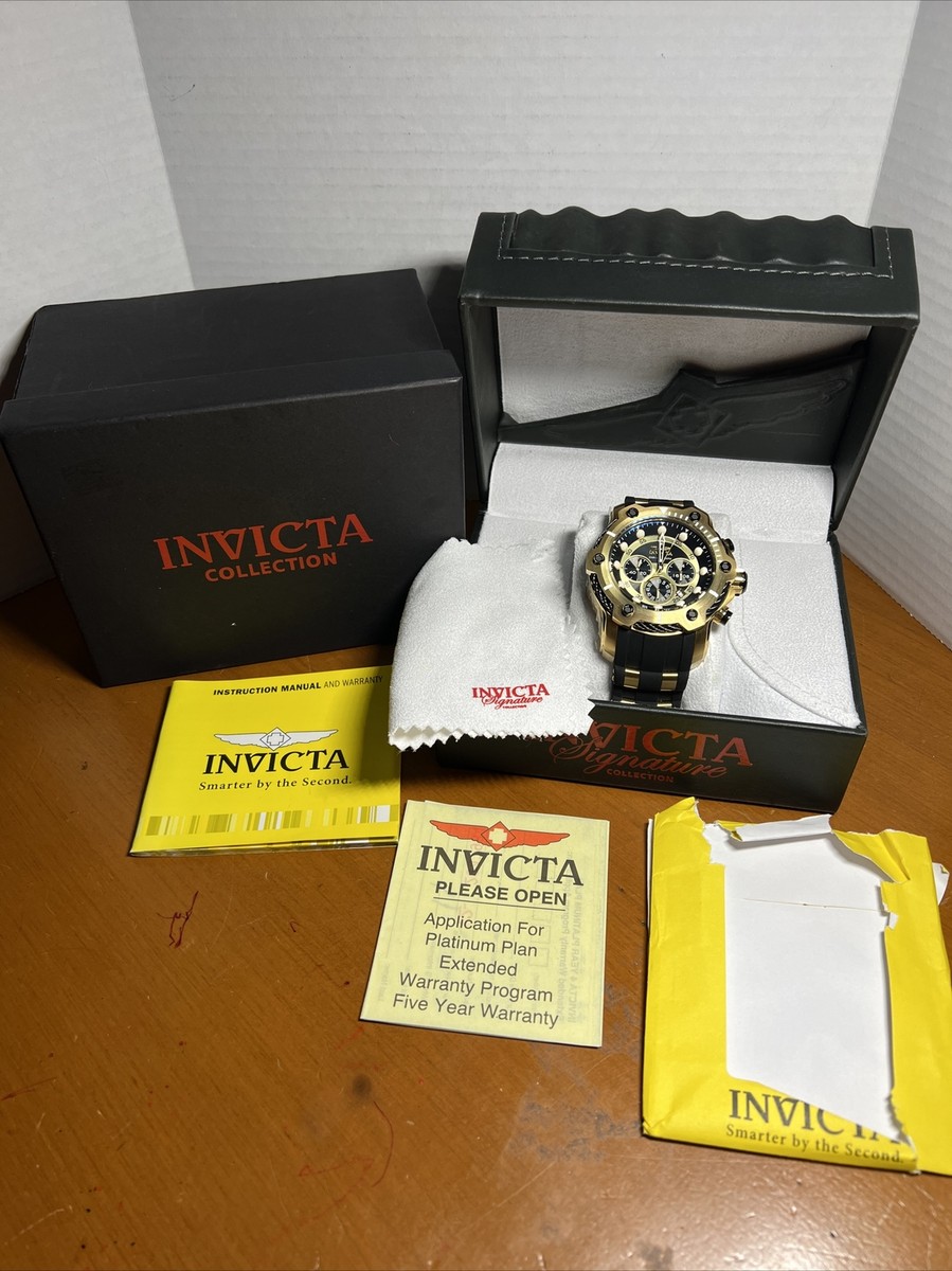 Invicta Men's BOLT NAUTICAL Chronograph Black Dial Stainless Steel Watch  #26751✅