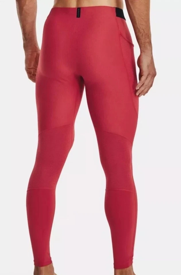 Leggings de compresión Under Armour Heatgear para hombre SmartForm Rush rojos talla M nuevos con etiquetas Foto 4 de 4