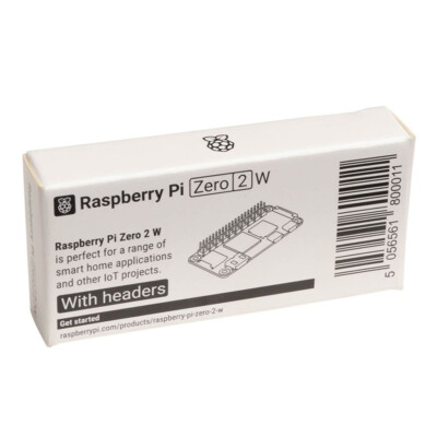   Raspberry Pi Zero 2 W with Headers RP3A0-AU (Wifi, Bluetooth, WH SBC GPIO)  