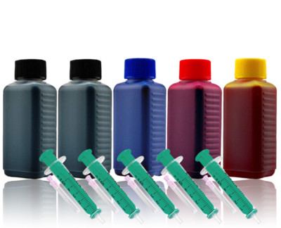 500ml Nachfülltinte Drucker Tinte Refill für HP Photosmart B109 B110 B209