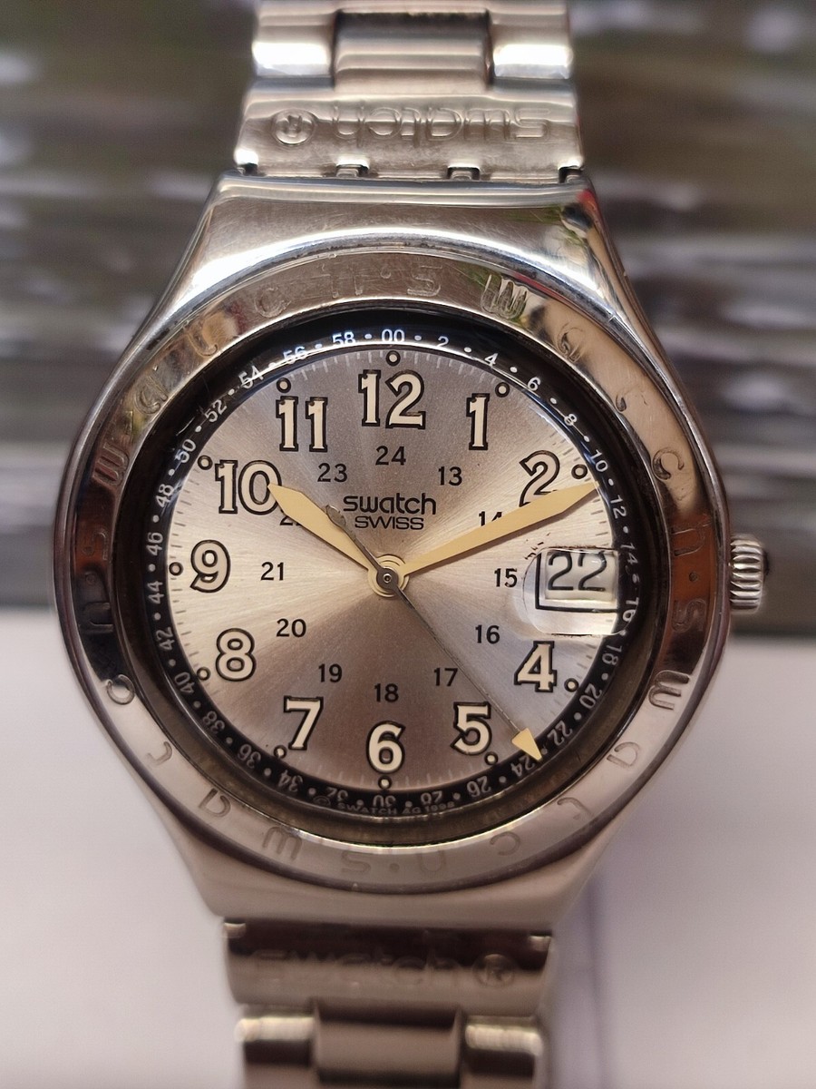 SWATCH IRONY QUARTZ AG-1998 SWISS MEN'S FULL WORKING ALL ORIGINAL VINTAGE  WATCH
