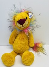 FAO Schwarz Dreamiest Rainbow Lion Plush 16  Stuffed Animal Toy Has Tags