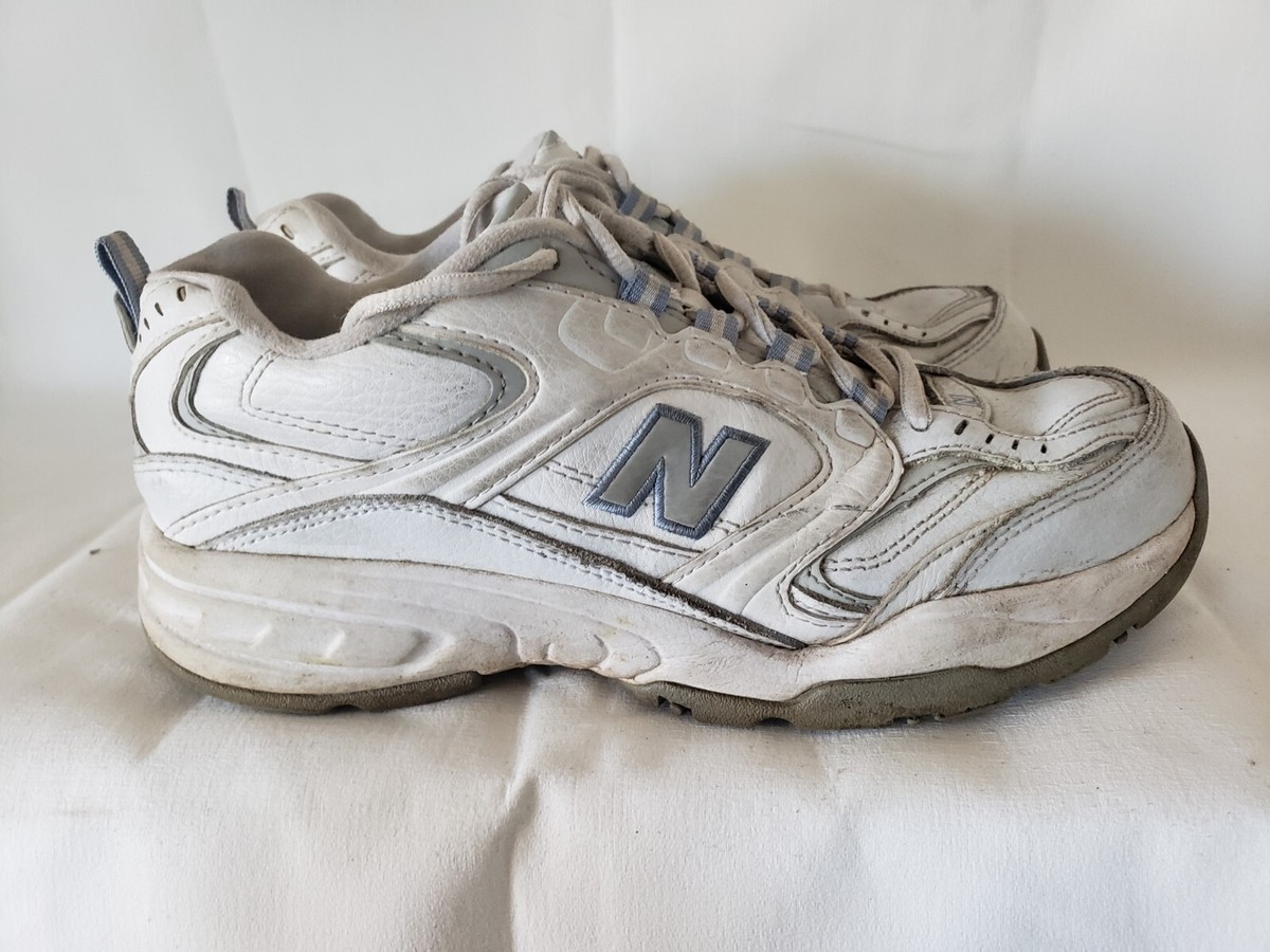 New Balance 407 Athletic Walking Shoes White Leather WX407WG