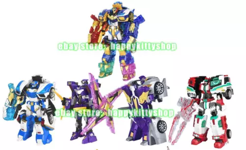 Metal Cardbot 7-11" Transform Figure Boys Kids Toy Car Truck Plane Vehicle Robot - Picture 4 of 20