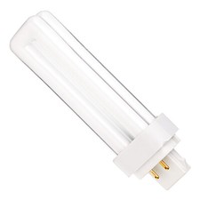 Sylvania 20672 CF18DD/E/835/ECO 18W T4 Double Tube 4pin G24q-2 3500k Warm White