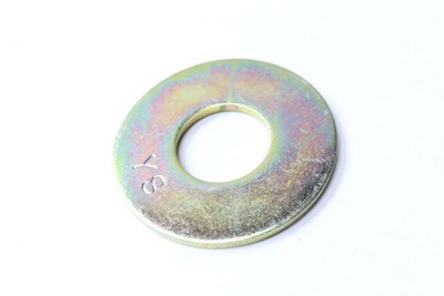 5//16 USS Pattern 25 lb Yellow Zinc Steel Flat Washers