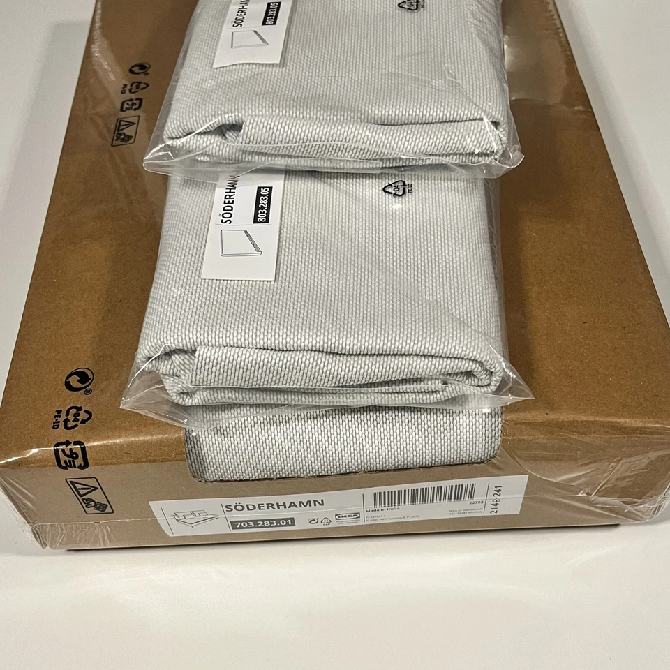 IKEA Söderhamn Bezug für 3-er Sofa mit Armlehnen Finnsta weiß 703.283.01 NEU OVP - Bild 3 von 4