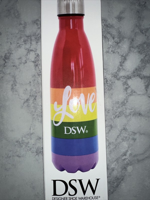 DSW Pride Love Stainless Steele Water Bottle, 16 oz.