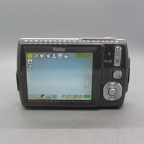 Vivitar Digital Camera Vivicam T532 12.1MP Grey Tested - Picture 4 of 10
