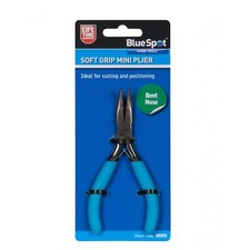 Image of Bluespot Soft Grip Mini Bent Nose Plier Ideal For Positioning In Tight Spaces