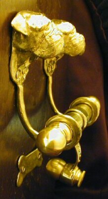 BULLMASTIFF Bronze DUET Door Knocker