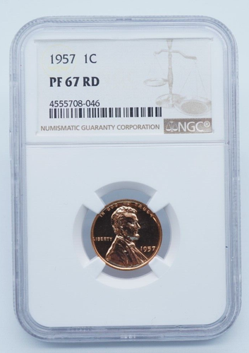 1957 United States Proof Set All NGC PF 67 Franklin Washington Roosevelt+- C1665 - Picture 10 of 11