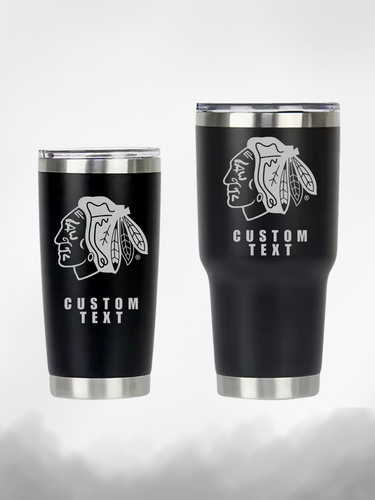 CHICAGO BLACKHAWKS | 20/30OZ | GRAVIERTE BECHER | INDIVIDUELL | KOSTENLOSE PERSONALISIERUNG - Bild 1 von 7