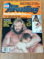 INSIDE WRESTLING MAGAZINE JULY 1983 BIG JOHN STUDD VS BACKLUND COVER JIM GARVIN