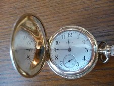 Fantastic Elgin Full Hunting Case Pocket Watch c1915, Grade 320, 7J