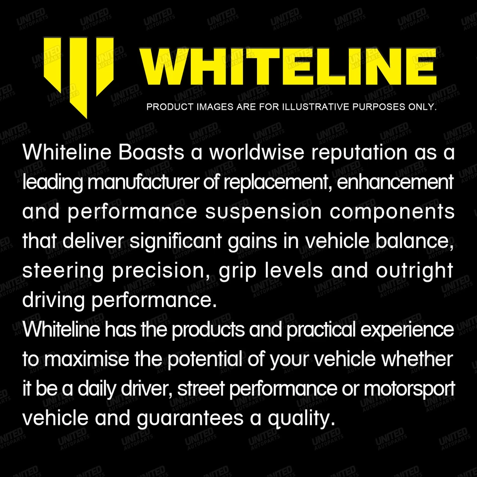 Whiteline 10mm Front Spring Pad Upper Bush for Holden Torana LH LX UC 1974-1979 - image 3 of 3