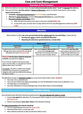 LPC Streitbeilegung hohe Unterscheidung Revisionshinweise & Prüfungsstruktur - EMAIL