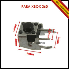 BOTON LB RB MANDO XBOX 360 X-BOX SWITCH DERECHO IZQUIERDO MICROSOFT ARRIBA