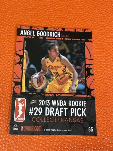 2013 Rittenhouse WNBA Angel Goodrich Rookie Card Kansas Jayhawks - Picture 2 of 2
