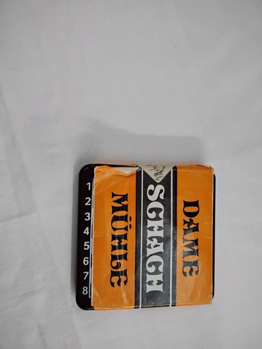 DDR-Reisespiel-Dame-Schach-Mühle-Plaste-VEB elektro Haushaltsgeräte Dresden