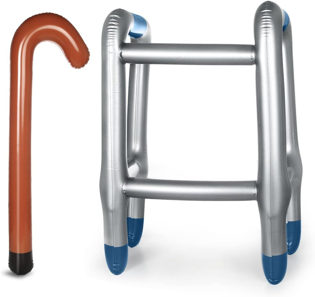 Aufblasbarer Rollator, Aufblasbare Gehhilfe, Aufblasbarer Spazierstock,