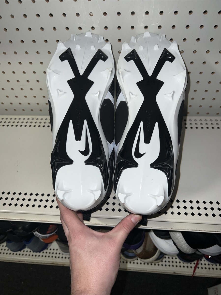 Nike Alpha Menace Pro 3 Mens Football Cleats Size 11.5 Black  display picture 2
