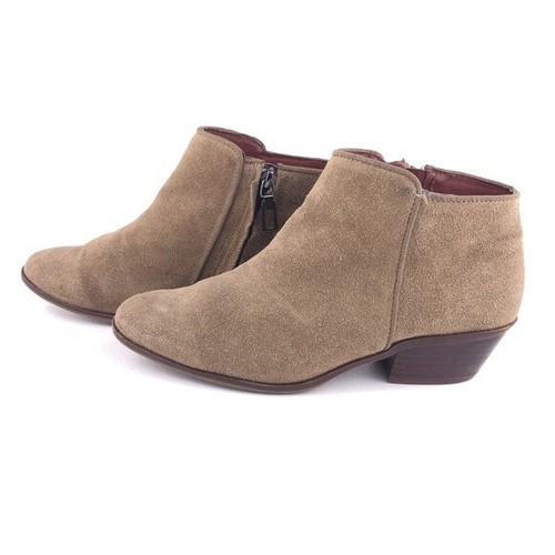 Apri Geronimo Taupe Suede Zip Ankle 
