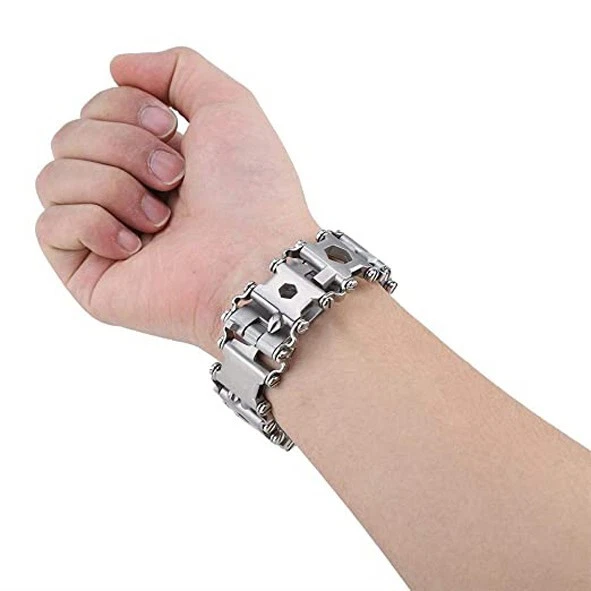 Stainless Steel 29 Multi Tool Bracelet - Image 2 of 4